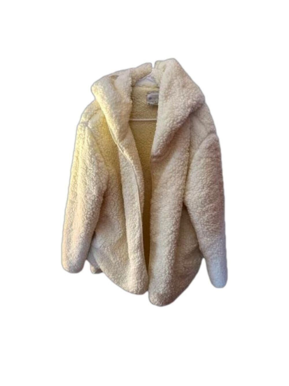 Urban Outfitters Oversized M/L Hooded Open Fluffy Sweater Jacket - Picture 2 of 9